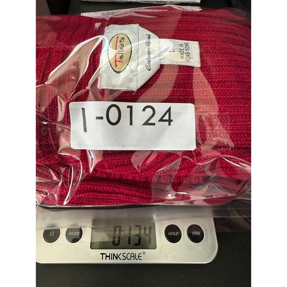 Talbots Cashmere Silk Sweater Cardigan Shawl Collar LG Red Quiet Luxury Holiday - Picture 7 of 7